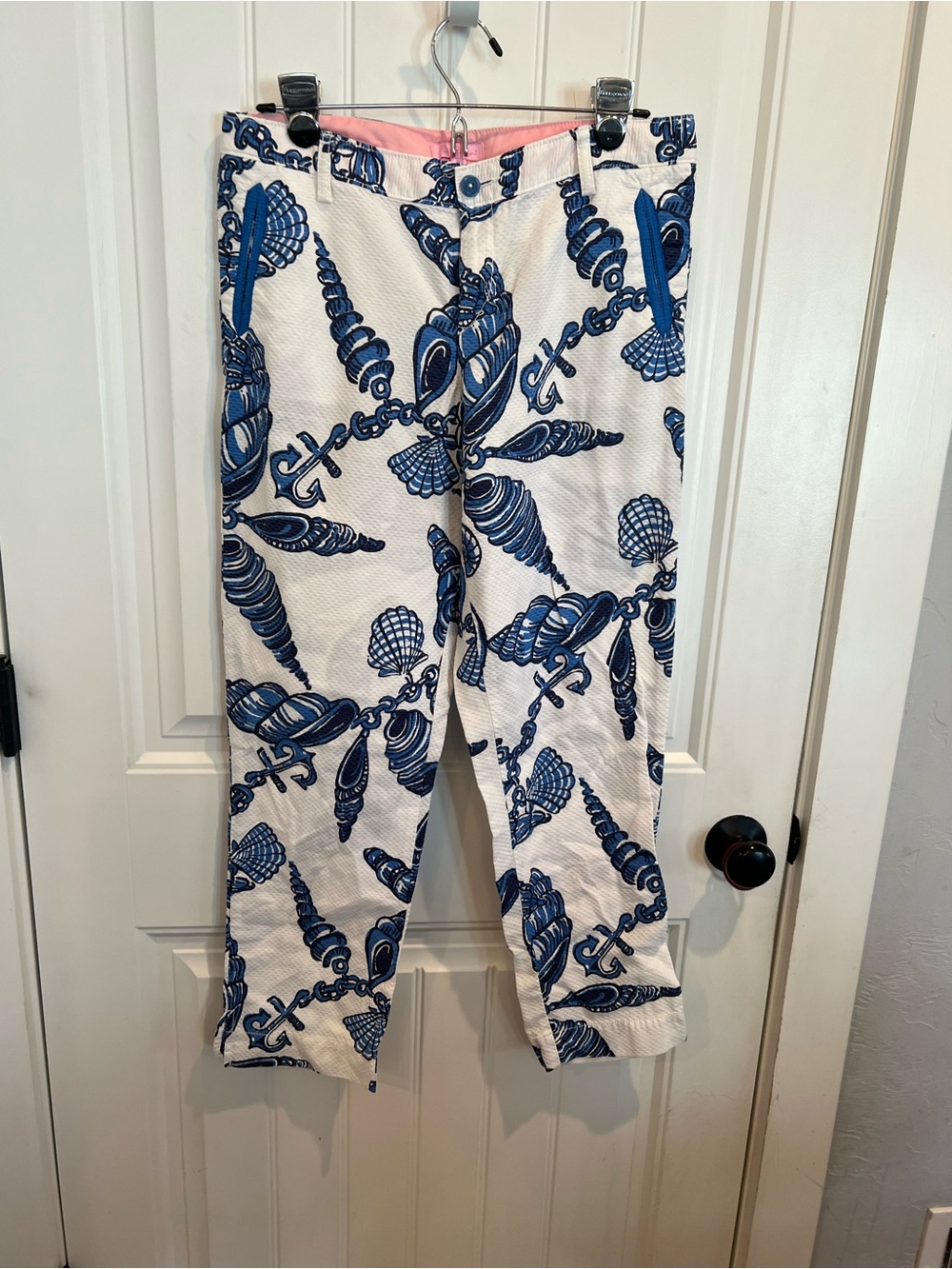 Lilly Pulitzer “Fallin’ In Love” Mitzie seashell pant -8